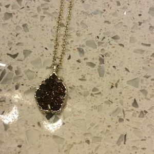 Kendra Scott Drusy gold necklace